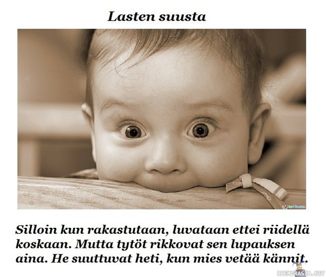 Lasten suusta kuultua