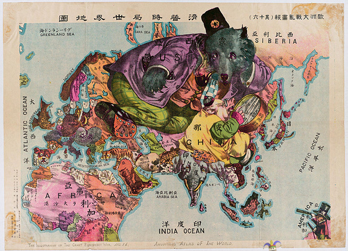 vanha kartta - Vanha maailman kartta 