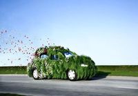 vihreä auto