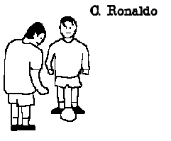 Ronaldo - ronaldo kikkailee