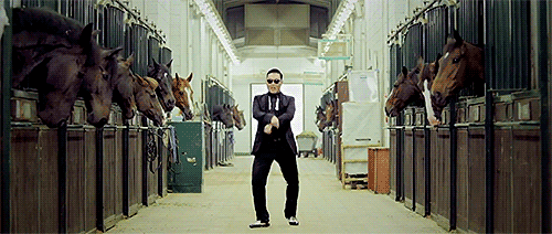 Gangnam style - dance - horse riding dance