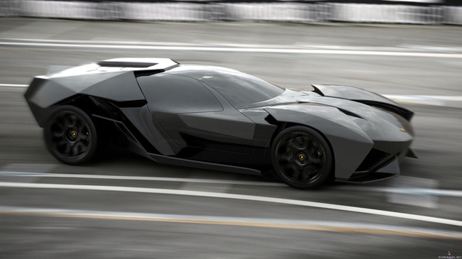 Lamborghini Ankonian - Lamborghinin prototyyppi näyttää hyvin paljon batmobilelta