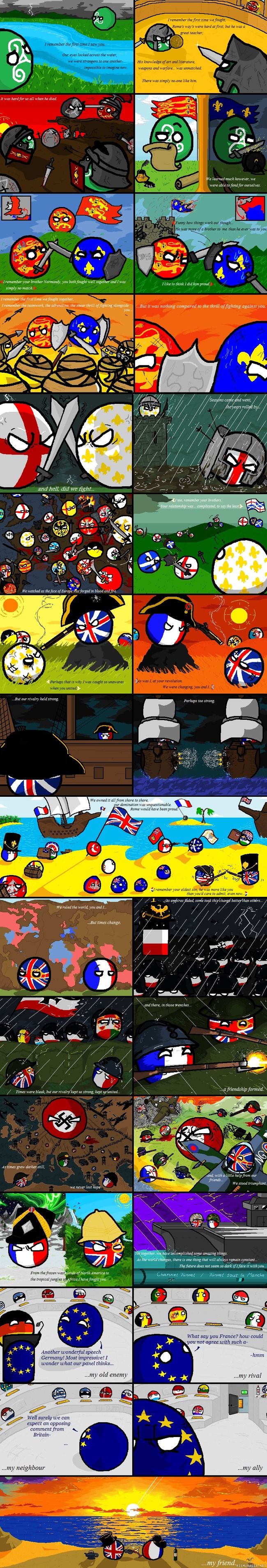 Ranskan ja Britannian alku