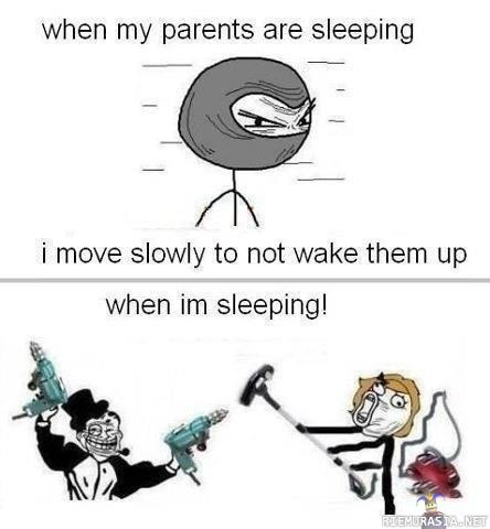 Vanhemmat - Nukkuminen