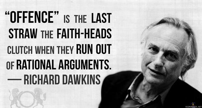Richard Dawkins - Uskovaiset ja mielen pahoittaminen