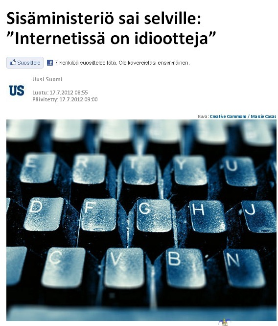 Netissä idiootteja - Asiantuntijat ovat varmoja tästä