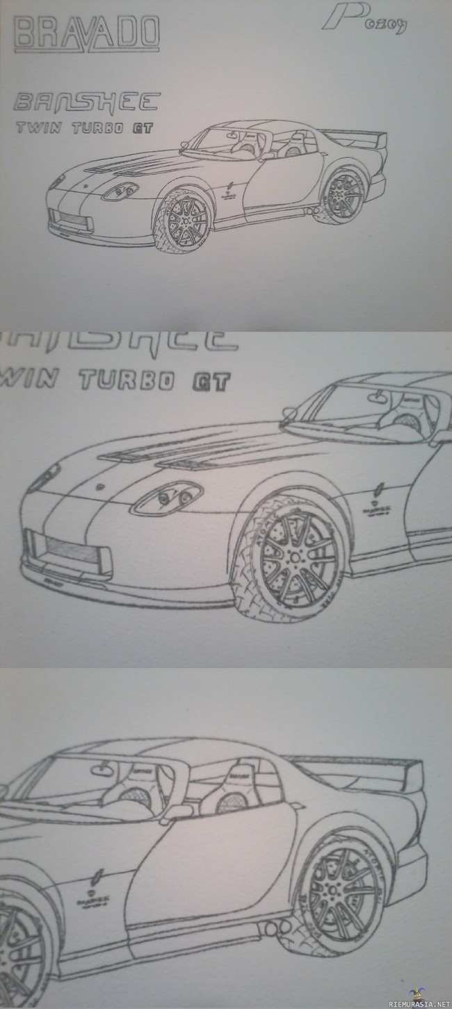 Bravado Banshee Twin Turbo GT - Piirsin aikani kuluksi GTA:sta tutun sporttiauton, Bravado Bansheen.