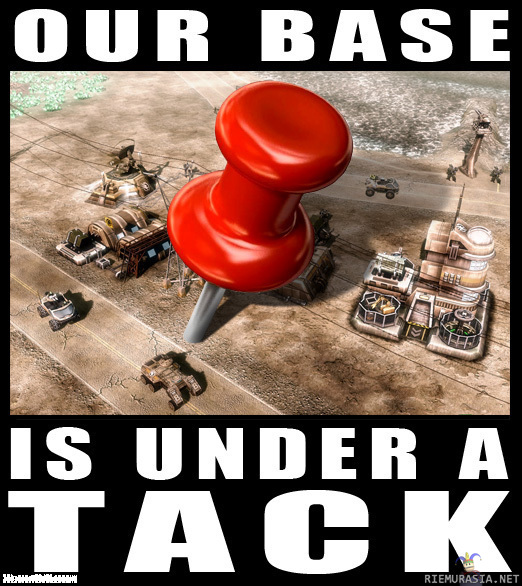 Our base.. - ..is under  aTack