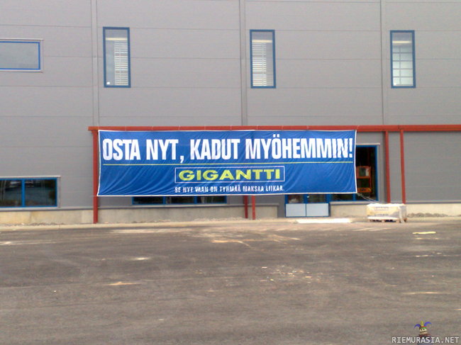 Gigantti loistaa - Ja mitteehän tuo nyt sit meinoo?