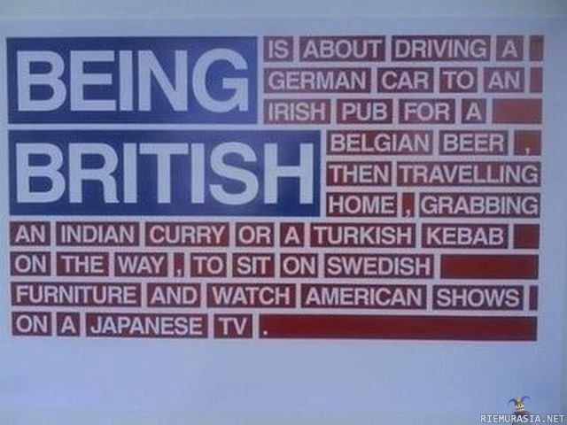 Being British