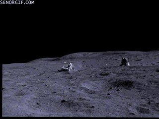 Apollo 16 kuussa - Kuussa kaahaamista