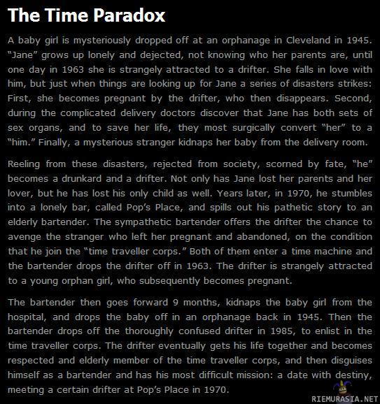 The Time Paradox - Minds get f*d.