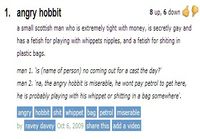 Angry hobbit