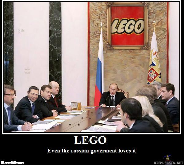 Lego - Venäjäkin tykkää.