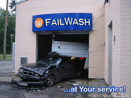 fail wash