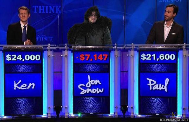 Jon Snow - Ei tiedä mitään