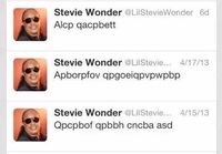 Stevie Wonder tweets