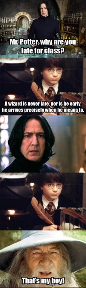 Wizard is never late - Velhot eivät koskaan myöhästy