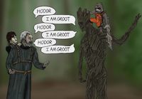 Ultimate Hodor Groot and the galaxy and shit