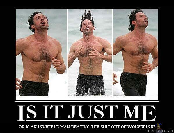 Wolverine Vs. Invisible man