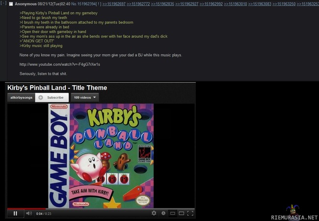Kirby&#039;s Pinball Land - http://www.youtube.com/watch?v=-F4gG7rXw1s