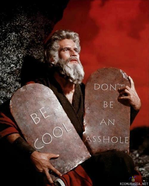  &#34;These were the actual commandments I gave to Moses.&#34; -God