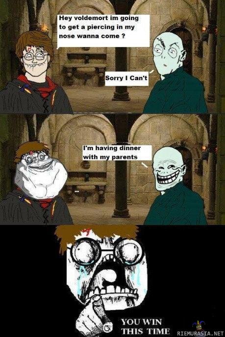 Harry potter vs voldemort