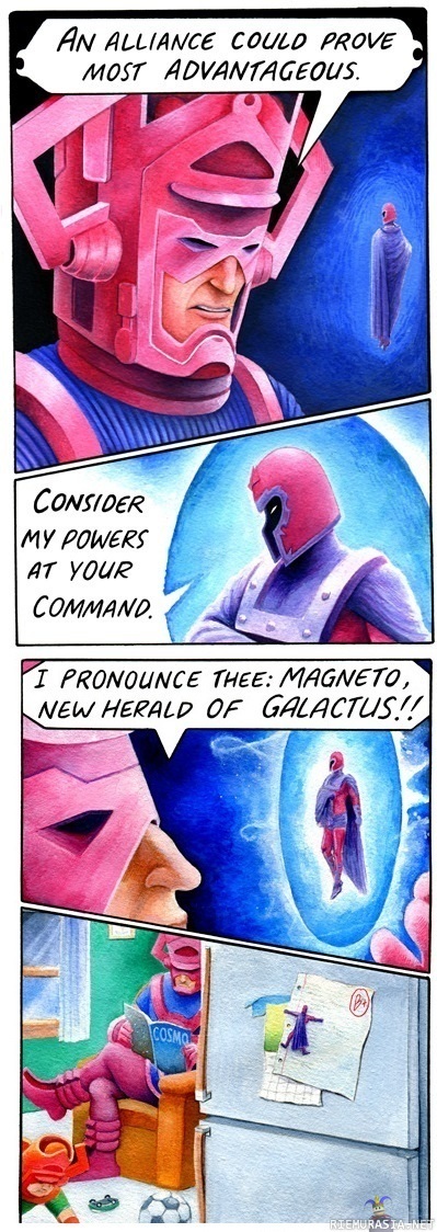 An alliance - Galactus ja Magneto