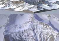 Minecraftissa tehty Mount Everest