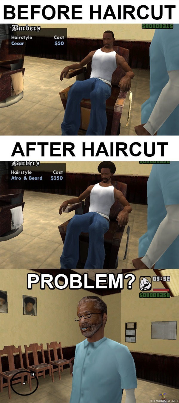 Barber shop - San Andreas style