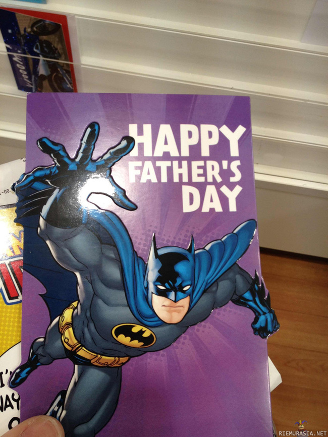 Hyvää isänpäivää - Batman vitsit ei ikinä vanhene, vähä niinku sen vanhemmat