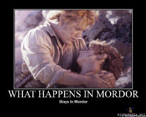When in mordor - Frodo ja sam..