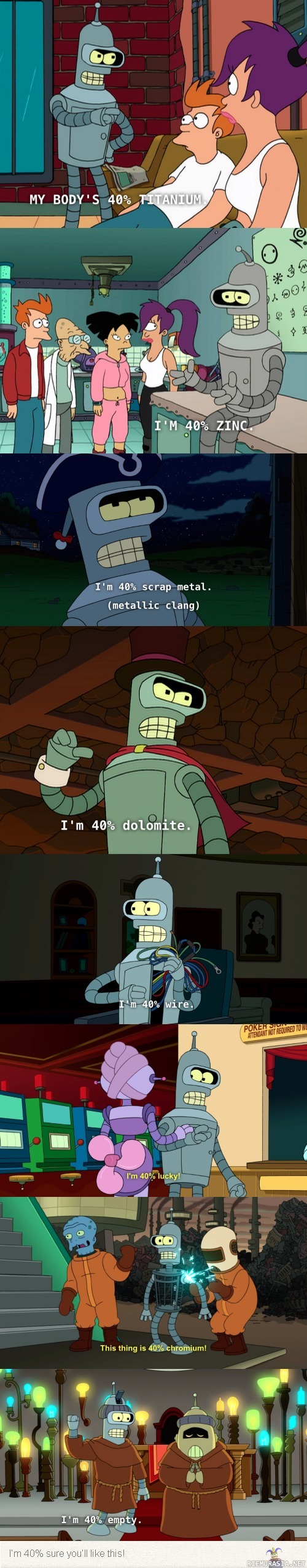 Mistä Bender on tehty