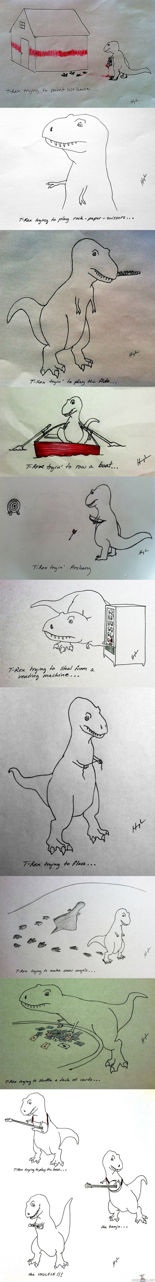 T-Rex - T-Rex trying things