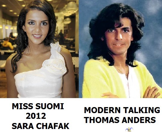 Miss Suomi 2012 - Sara Chafak - Thomas Anders