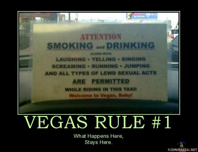 Vegas Rule #1