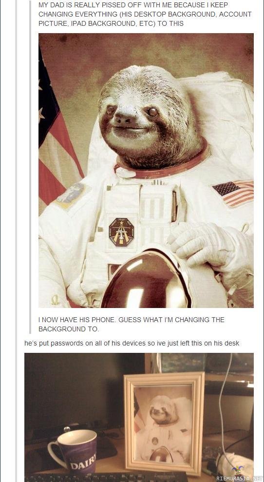Laiska astronautti