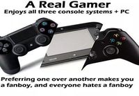 A real gamer enjoys all of the platforms