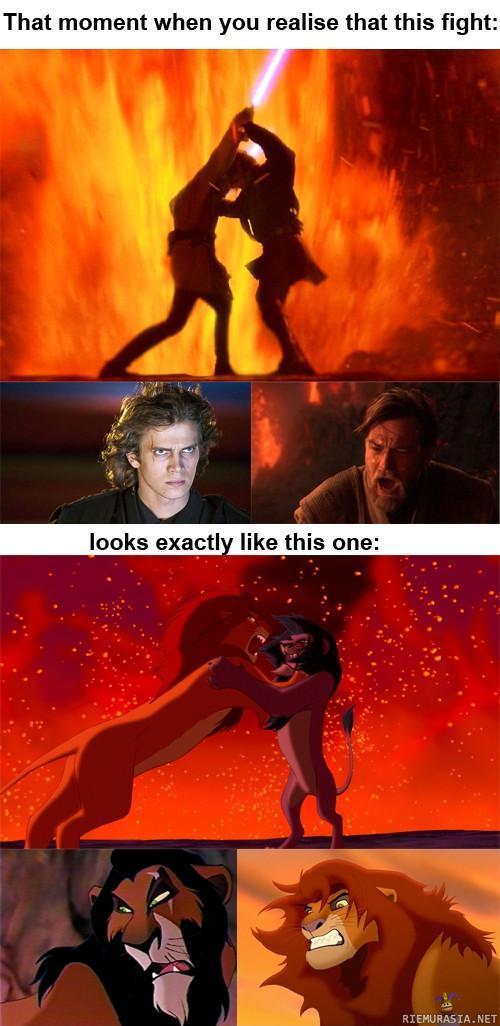 Star Wars vs Lion King