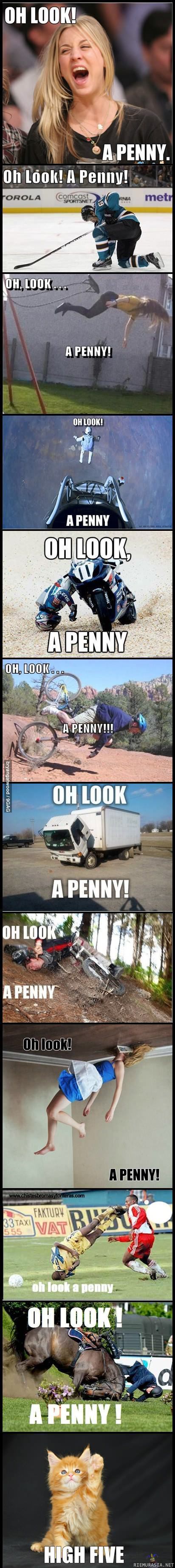 Oh look! A penny!