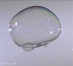 Slo-mo bubble breaking - Aika siisti