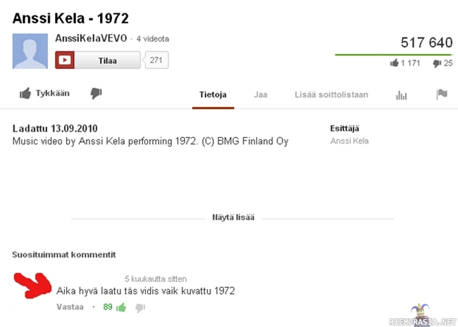 Anssi Kela - 1972 - Jonne todistaa aivojensa vajaakäynnin