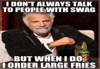 People with swag