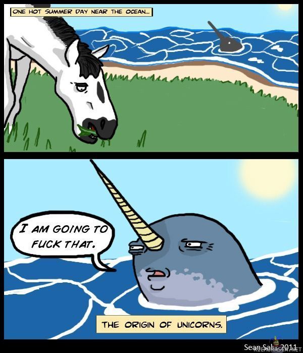 Origin of unicorns