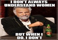 I don't always understand women