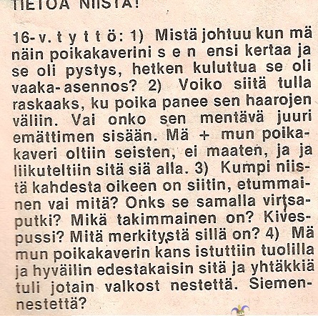 Sukupuolielimet on mutta ei tietoa niistä! - Reginasta -73