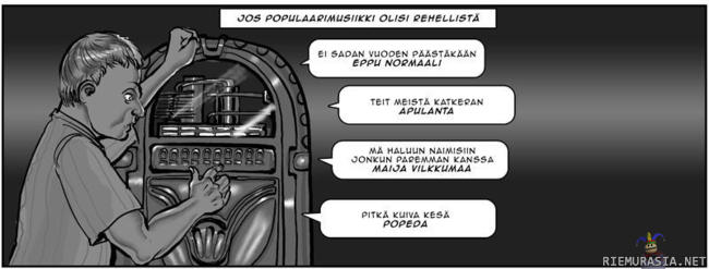 Populaarimusiikki - Jos populaarimusiikki olisi rehellistä..