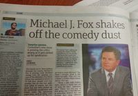 Michael J. Fox lehdessä