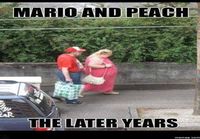 Super Mario ja Princess Peach eläkkeellä