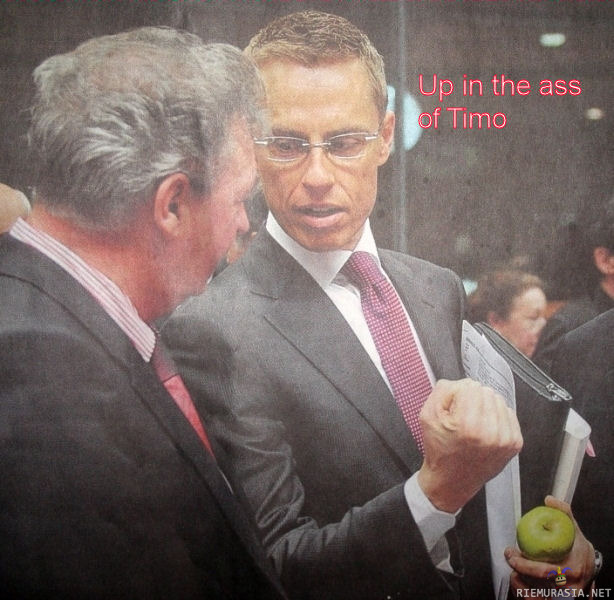 Stubb - Timo - Up in the ass of Timo